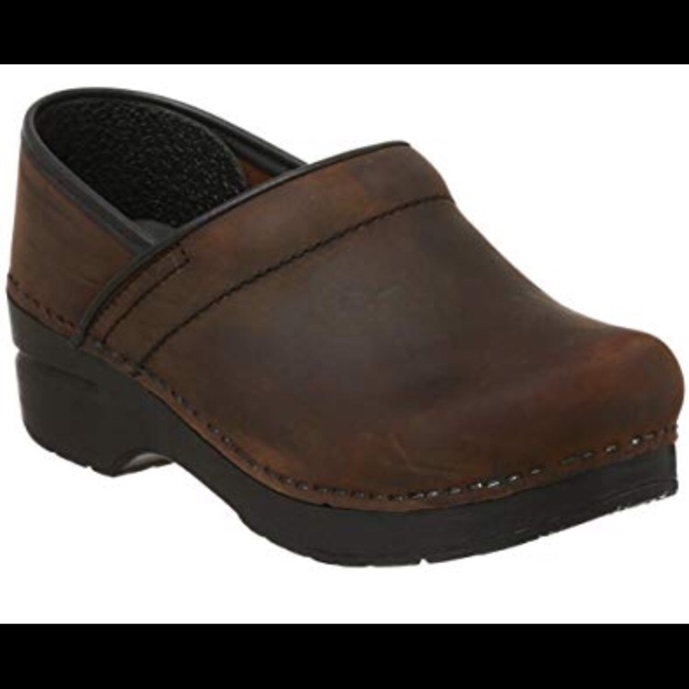 Dansko brown clogs